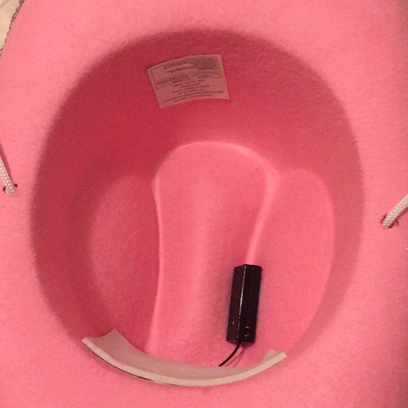Pack of 2: Pink Lightup Cowgirl Hats - Picture 4 of 6